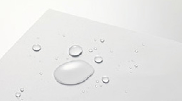 高い耐水性